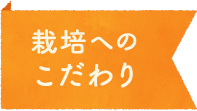 栽培へのこだわり